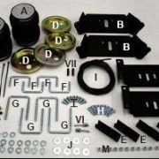 PacBrake Air Bag Spring Kit HP10070 99-16 Ford