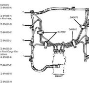 E8TZ9A555B #2 Injection Line 6.9 & 7.3 Ford IDI Diesel