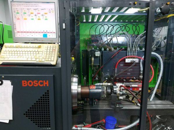 Bosch EPS 815 Test Stand CP3 Testing