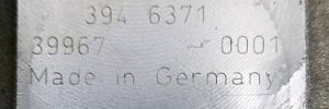 Bosch Nameplate VP44 Pump
