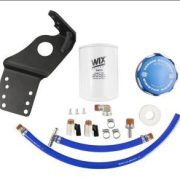 Sinnister Coolant Filter Kit for 2013 to 2018 6.7 L Cummins Features: Crafted with precision to fit the 2013-2018 Dodge Cummins 6.7L models, offering maximum performance and protection Comes equipped with a high-quality filter designed to trap contaminants effectively Provides an additional layer of protection to the engine, safeguarding critical components from corrosion and wear.  Built with high-quality robust materials such as 6061 Billet Aluminum to withstand the tough environment of the engine bay, ensuring longevity and reliability  Designed for a hassle-free installation process, allowing users to integrate the system without the need for specialized tools and extensive modifications.  Optimizes the coolant flow through the engine, ensuring better coolant efficiency and preventing overheating issues. 1-Year Warranty Benefits: By filtering out contaminants, the system helps in extending the life of the engine and its components  Protects the cooling system from potential damage, reducing the likelihood of costly repairs  Maintains optimal engine temperature, ensuring the vehicle operates at peak performance levels  Offers assurance, knowing that your engine's cooling system is well-protected against wear and damage Includes: WIX Coolant Filter Filter Block Mounting Bracket Silicone Hoses Installation Hardware